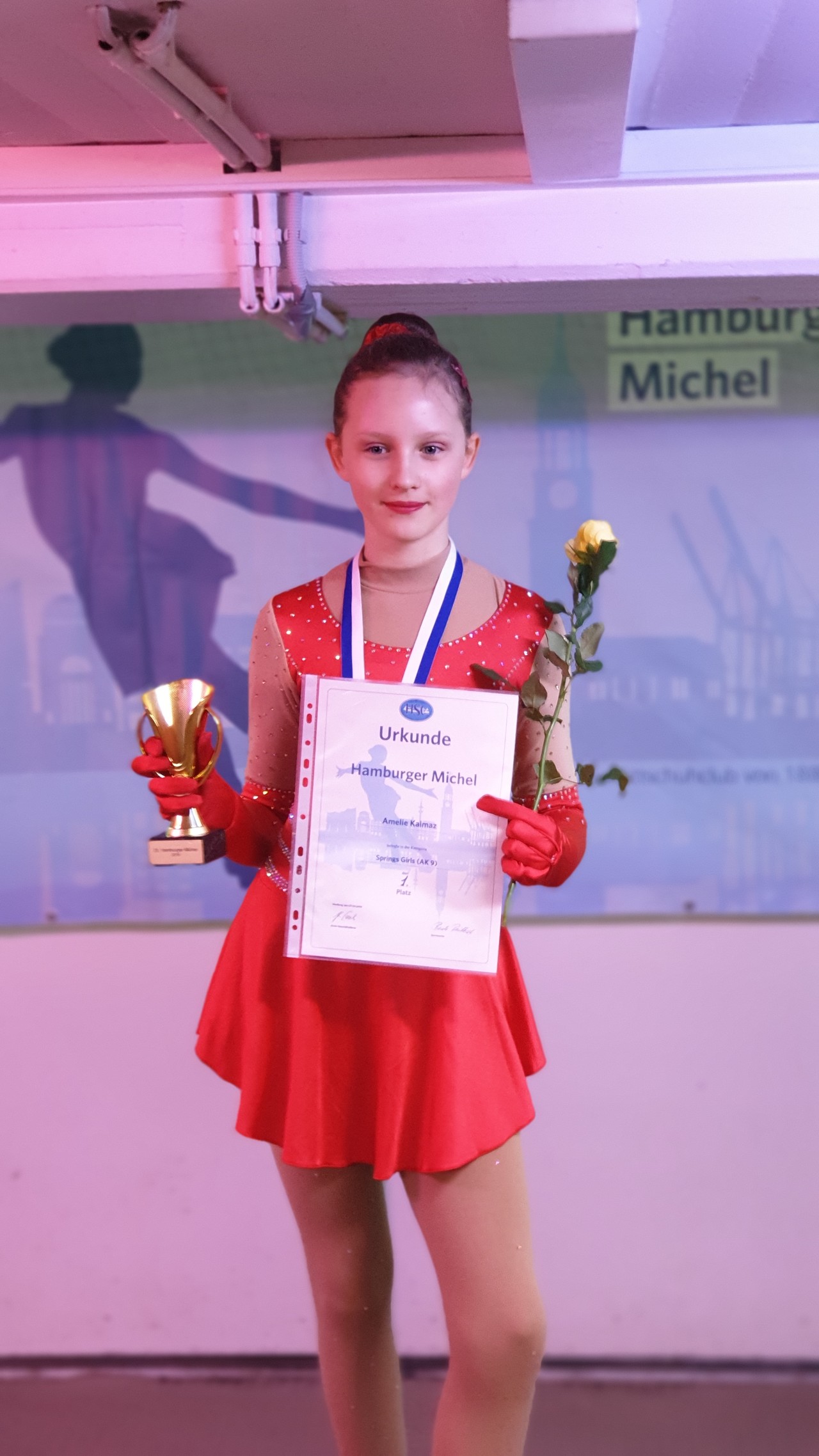 Amelie Kalmaz auf dem Eis 2